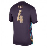 Anglicko Declan Rice #4 Vonkajší futbalový dres ME 2024 Krátky Rukáv